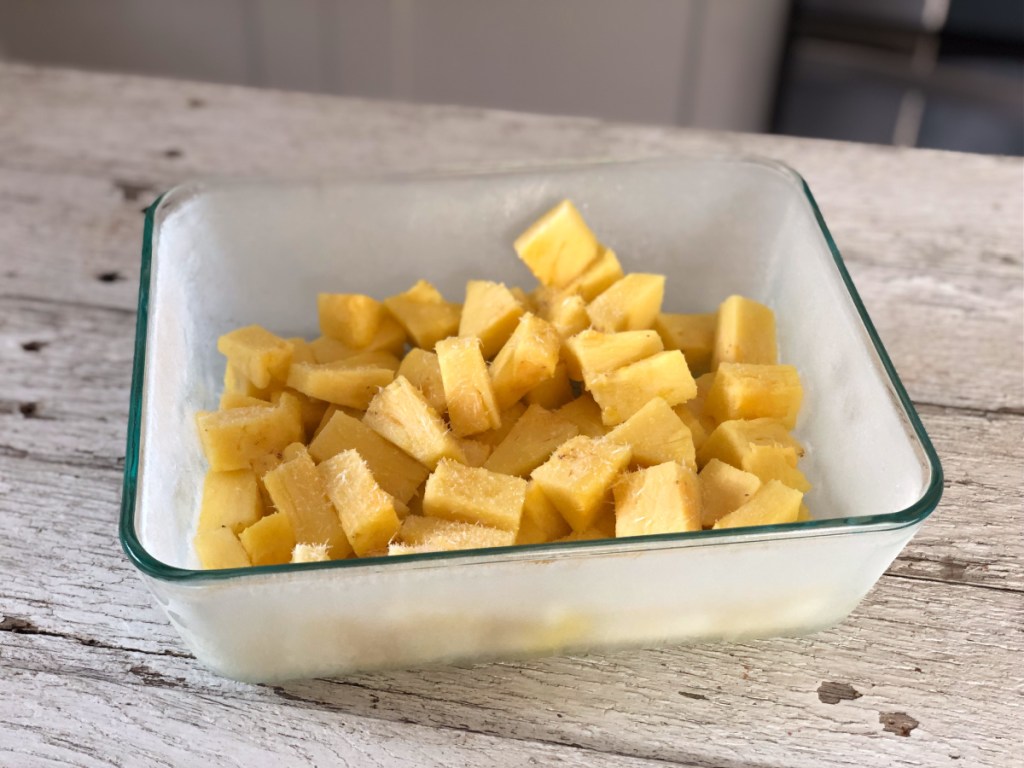 frozen pineapple cubes