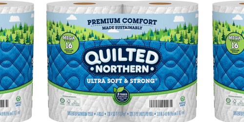 Quilted Northern Toilet Paper 4-Count Mega Rolls Just $4.49 at Walgreens | In-Store & Online