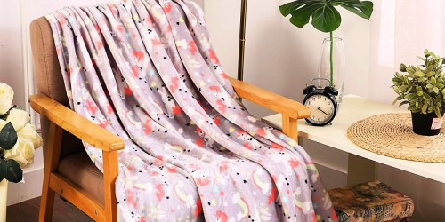 Patterned Plush Throw Blankets Only $9.99 on Zulily (Regularly $30)