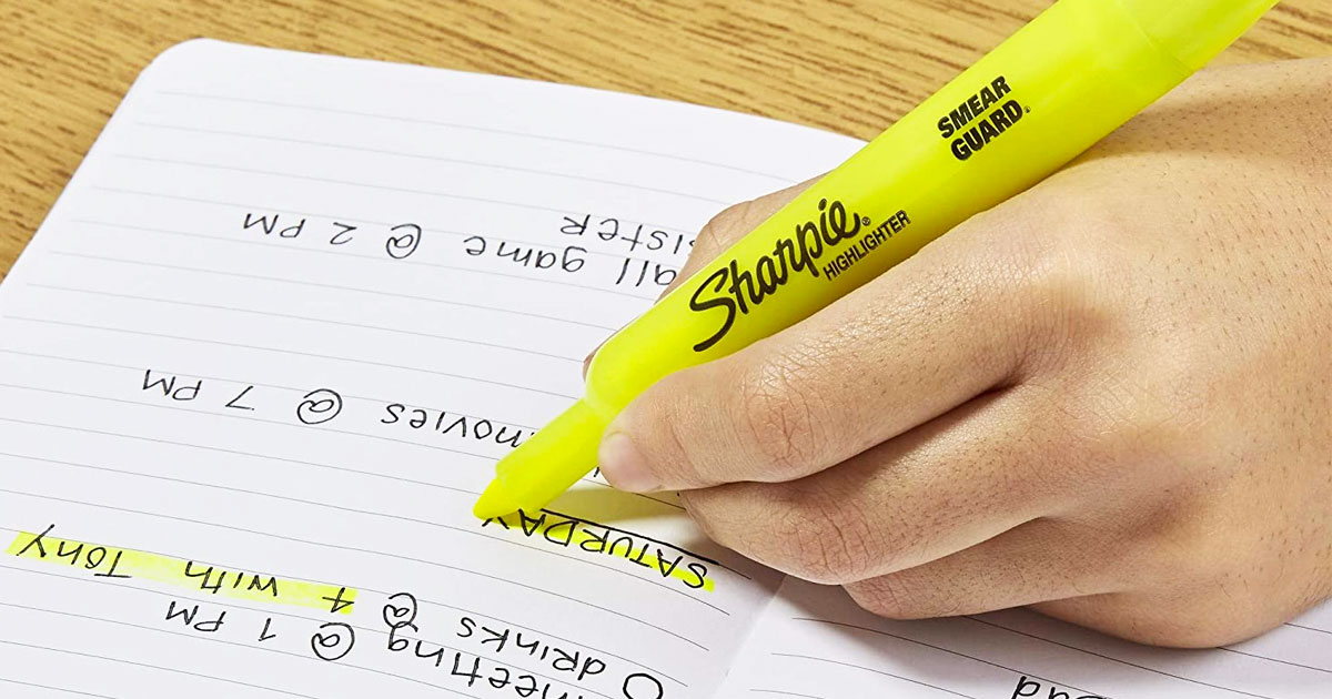 Sharpie Highlighters 4Pack Only 1.49 Shipped on Walmart • Hip2Save