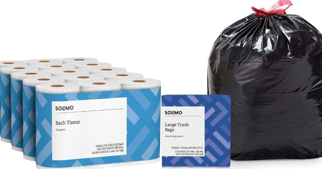 Brand 30-Pack Toilet Paper PLUS 50-Count Trash Bag Bundle Only $22