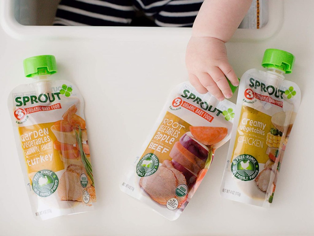 Sprout Organic Baby Food Stage 3 Pouches