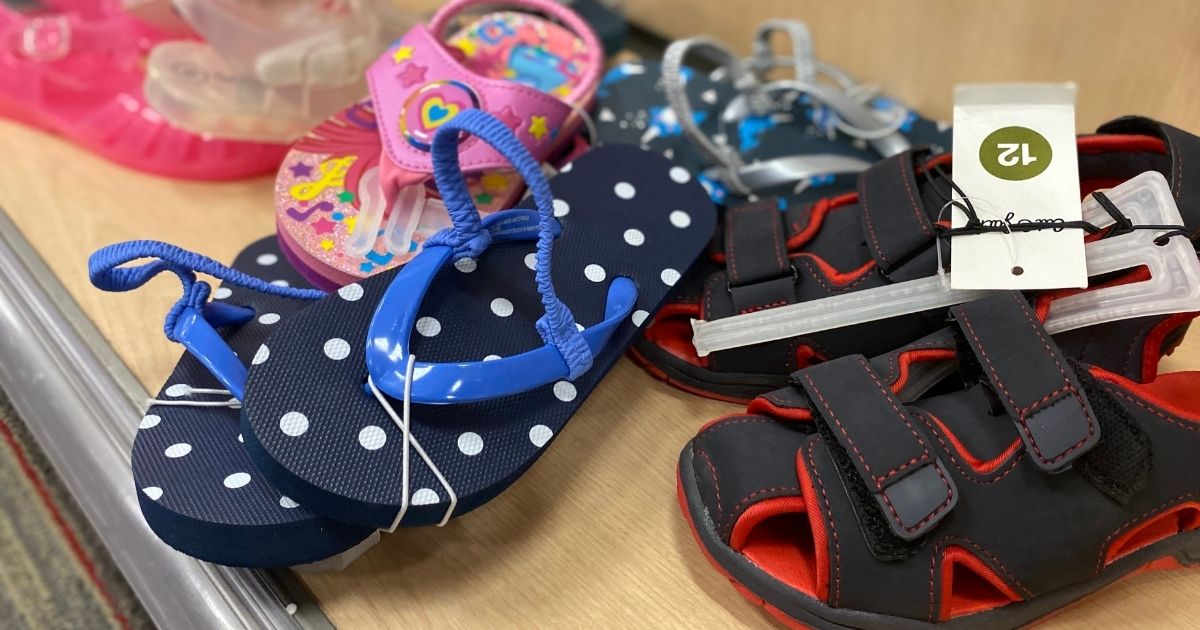 Target store kids sandals