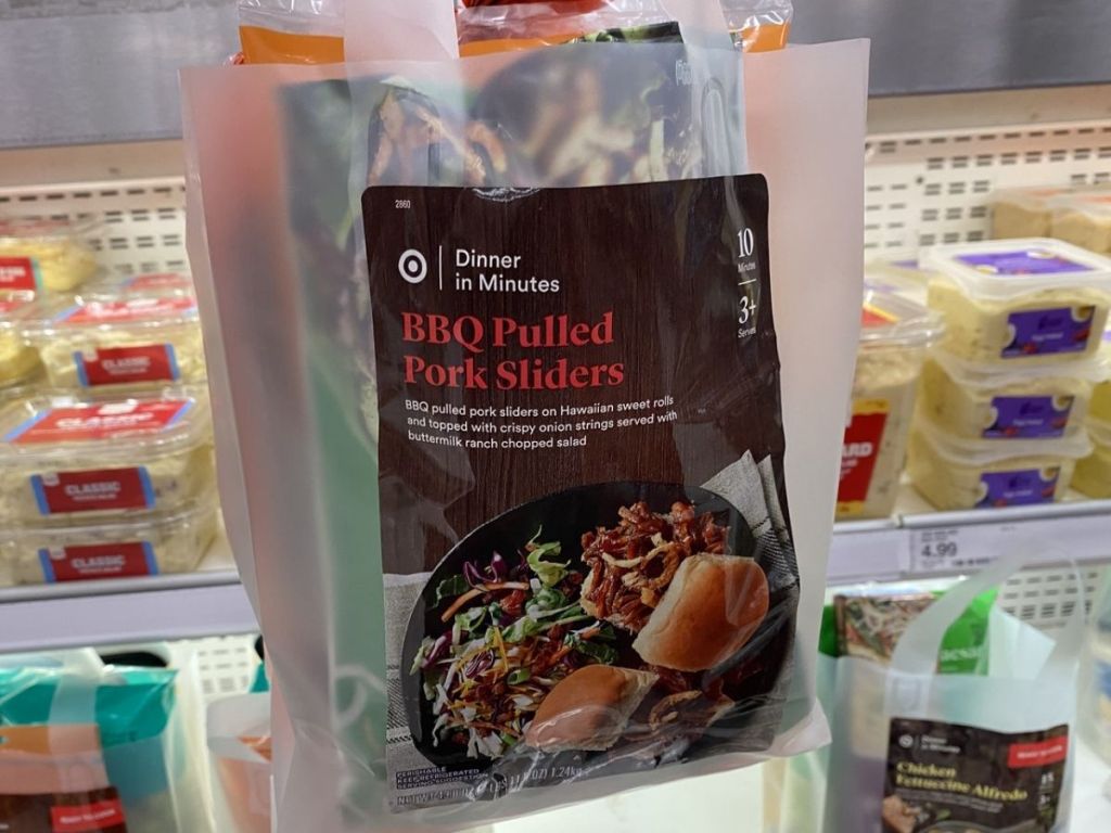 Pulled Pork Sliders meal bag at Target