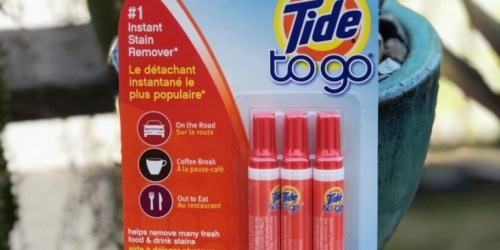 Tide To Go Instant Stain Remover Pens 3-Pack Just $5.69 Shipped on Amazon (Reg. $8)