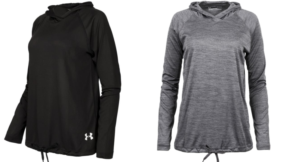 Under Armour Velocity Hoodies in gray or black