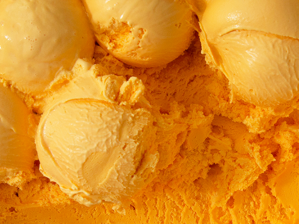 orange ice cream