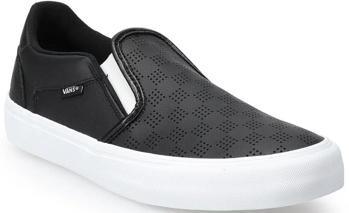 Vans® Asher DX Men's Leather Skate Shoes