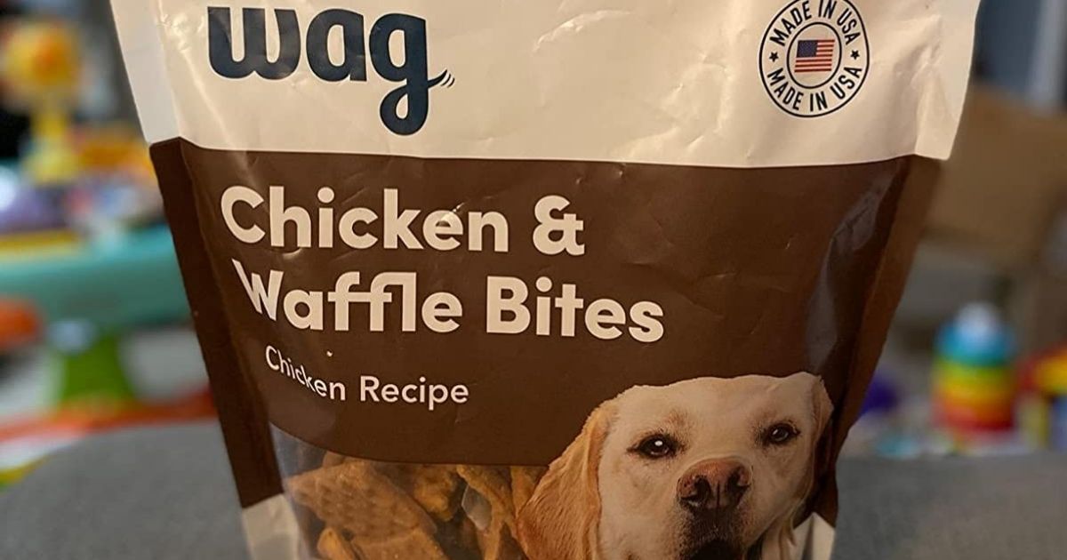 Wag Chicken & Waffle Bites Dog Treats from 3 Shipped on Amazon