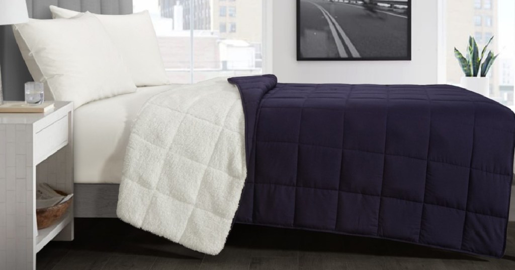 Reversible Sherpa Weighted Blanket Only $14.65 on Walmart.com