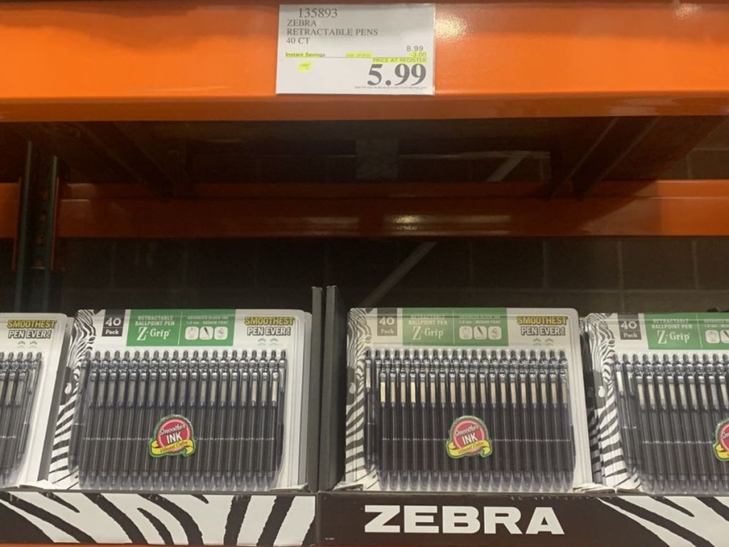 Zebra 40-count Z-grip Pens