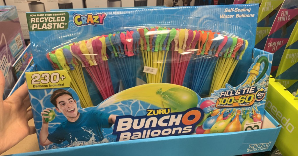 pack of water balloons in store
