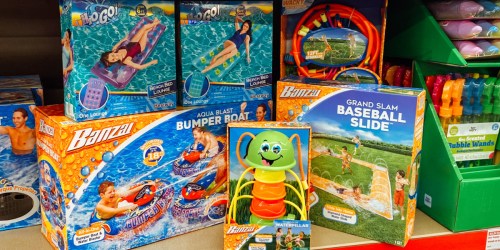 Pool & Water Toys from $6.95 at ALDI | Floats, Sprinklers, Water Slides, & More