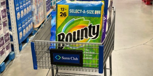 Bounty Paper Towels 12-Packs Only $14.98 Each for Sam’s Club Members