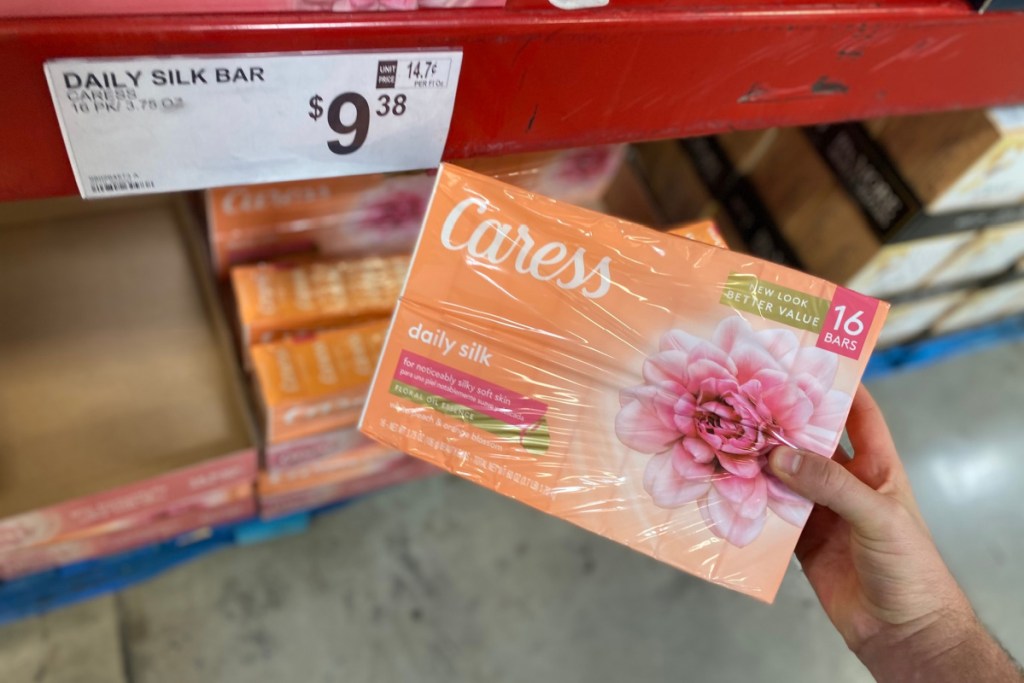 caress bar soap in store