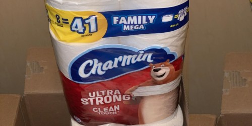 $15 Off $50+ Household Purchase on Amazon | Charmin Mega Family Rolls 24-Count Just $20 Each Shipped