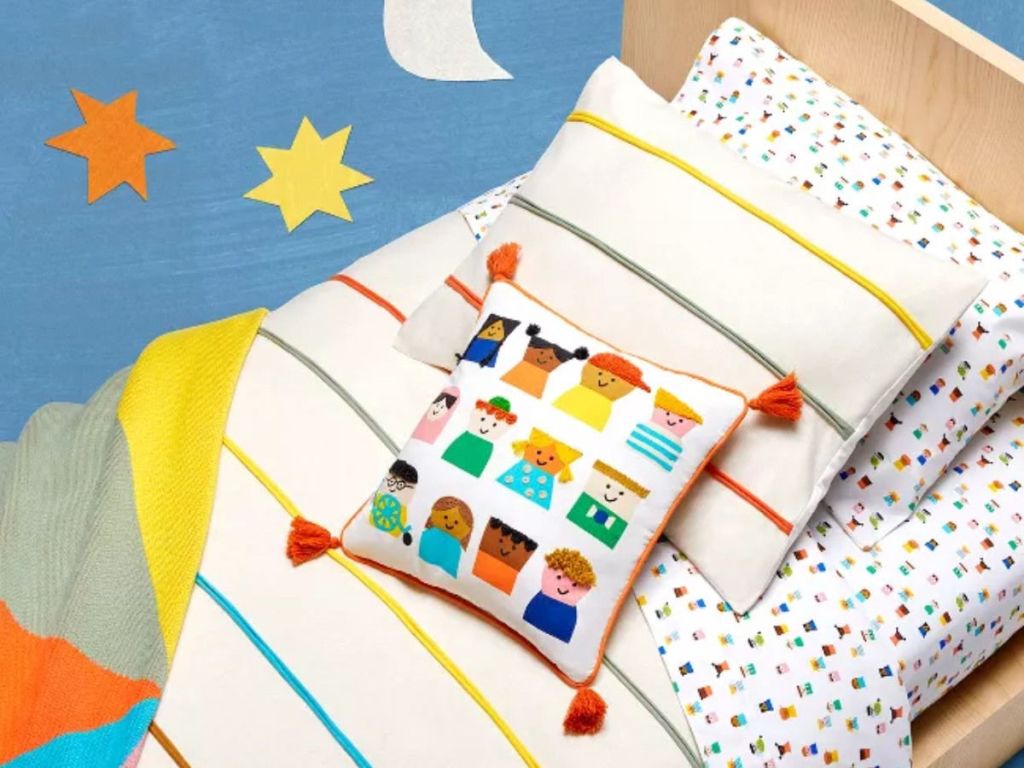 colorful children's bedding