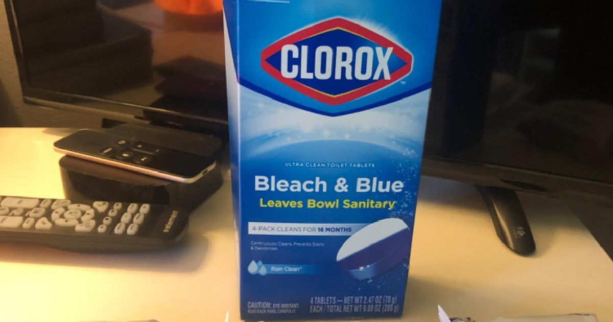 Clorox Bleach & Blue Toilet Tablets 4Pack Just 6 Shipped on Amazon