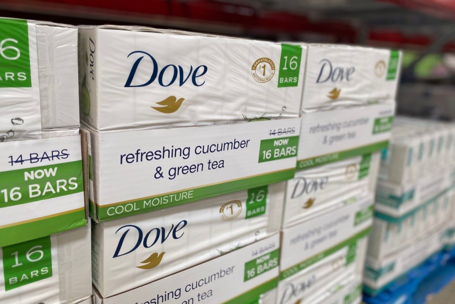 Dove Beauty Bars 16-Pack Only $14.48 on Amazon (Just 91¢ Per Bar)