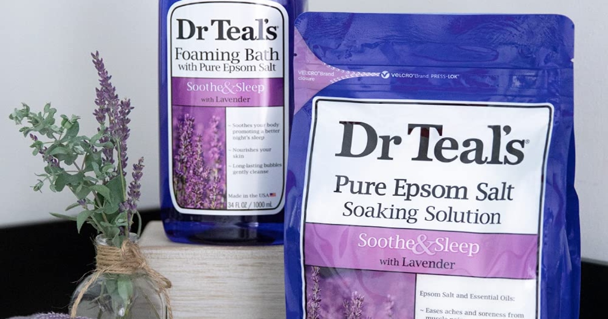 Dr Teal’s Epsom Salt 3lb Bags Only $4.20 Each Shipped on Amazon | Hip2Save