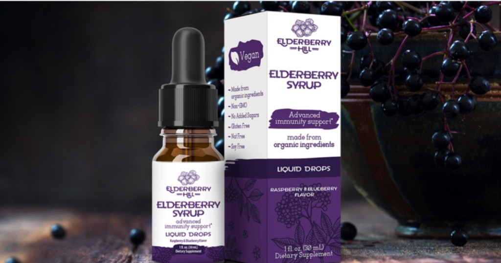 elderberry hill syrup w/box