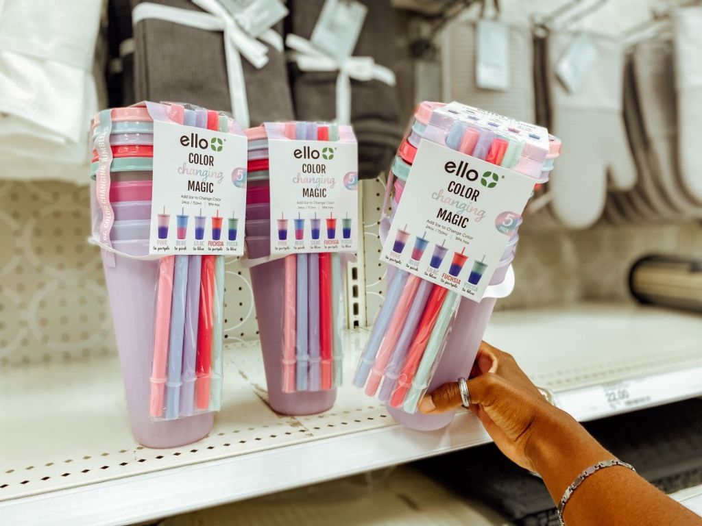Ello Color Changing Tumbler & Straw Packs from $9.99 at Target