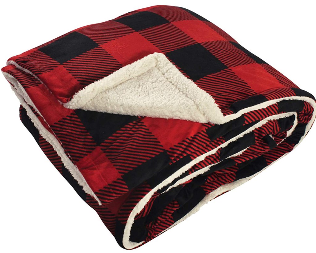 buffalo plaid flannel blanket