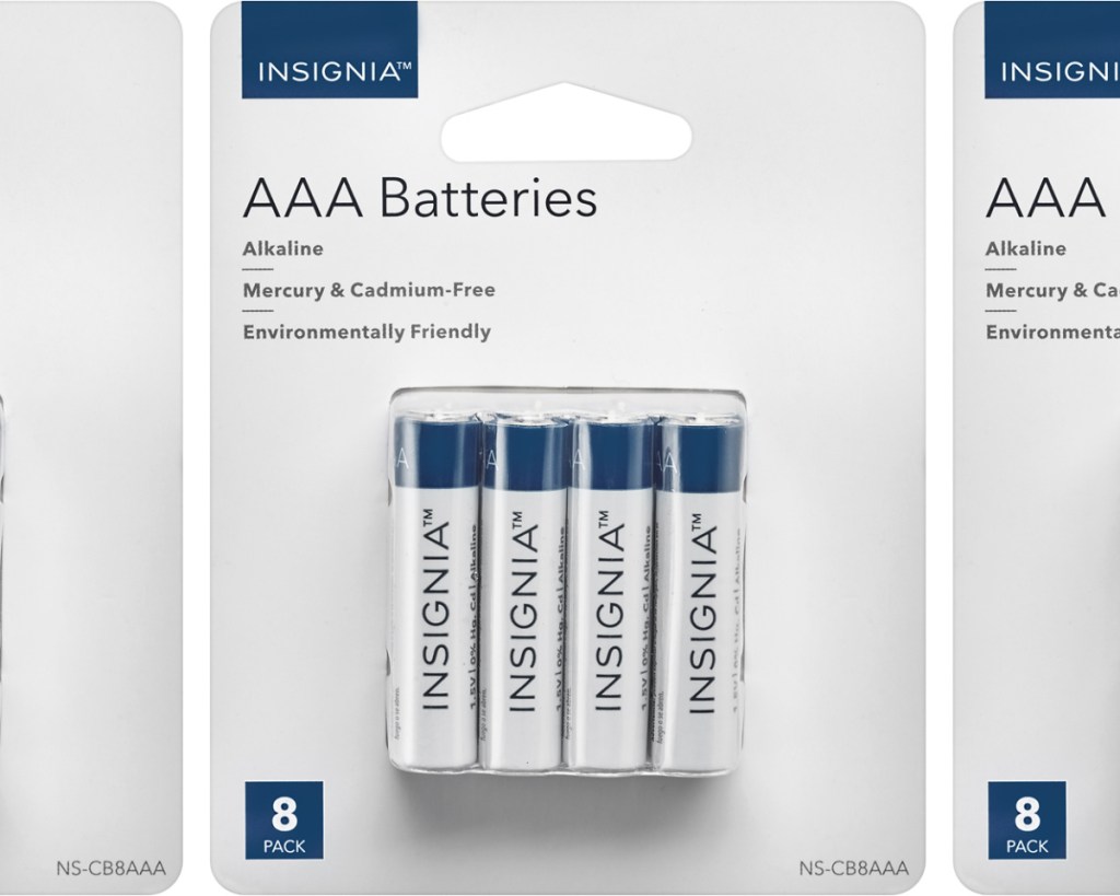 insignia AAA batteries
