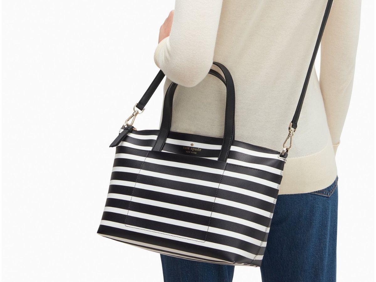 kate spade shore street ottoman stripe tinie