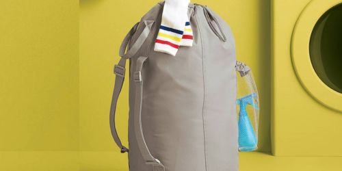 Room Essentials Backpack Laundry Bag w/ Storage Pockets Just $6 | Great for College Students
