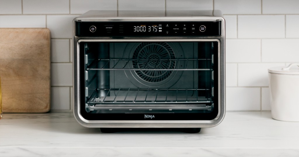 ninja foodi toaster oven on countertop