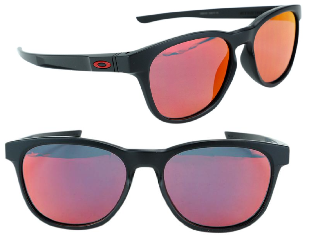 pair of Oakley sunglasses on white background