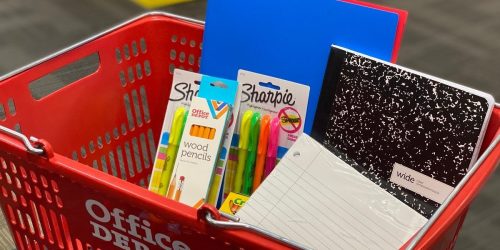 Best Office Depot School Supplies to Buy | $1 Pack of Pencils, 50¢ Crayola Crayons, 50¢ Notebooks, & More!