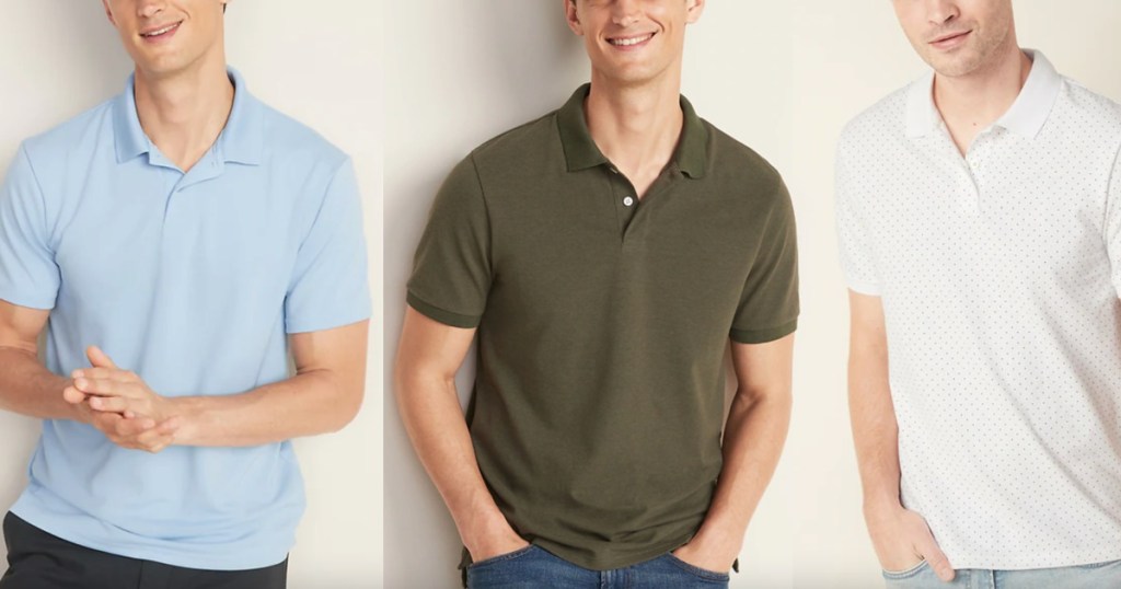 Old Navy Men’s Moisture-Wicking Polos from $4.78 (Regularly $20 ...