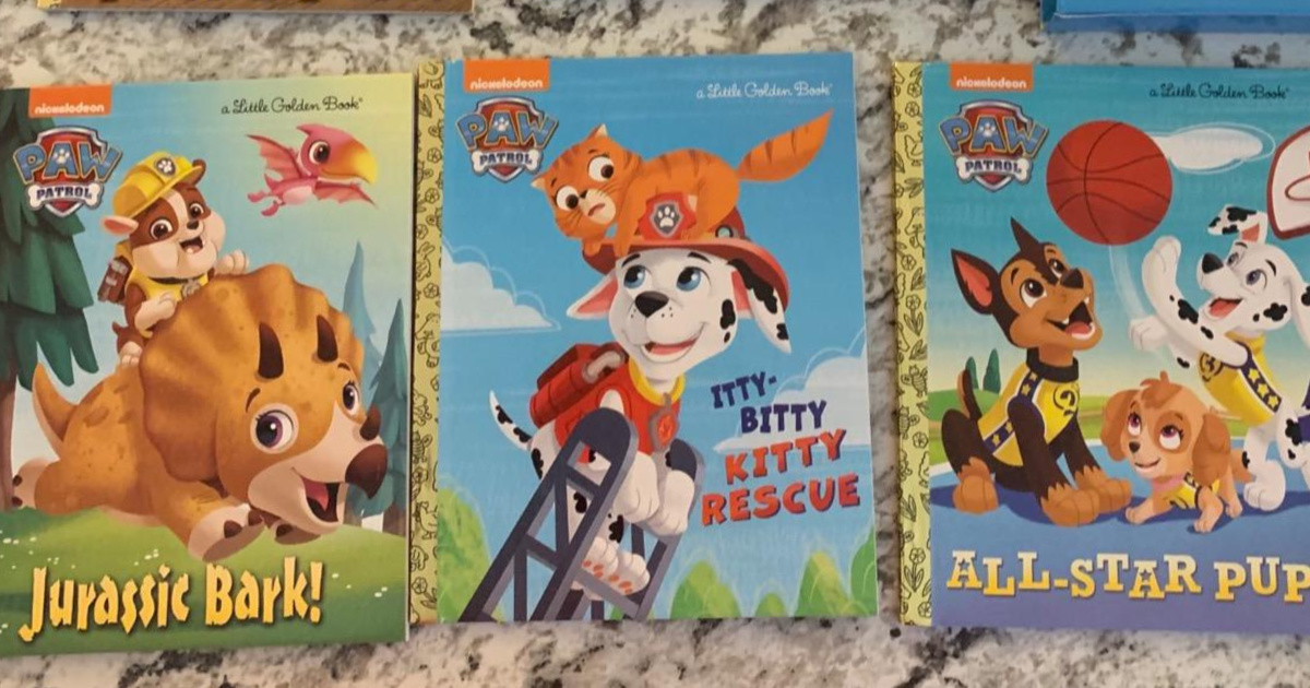 PAW Patrol 5-Set Little Golden Books Just $11.99 on Amazon or Target