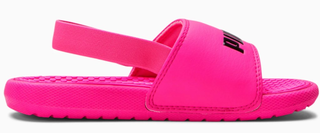 puma pink slides