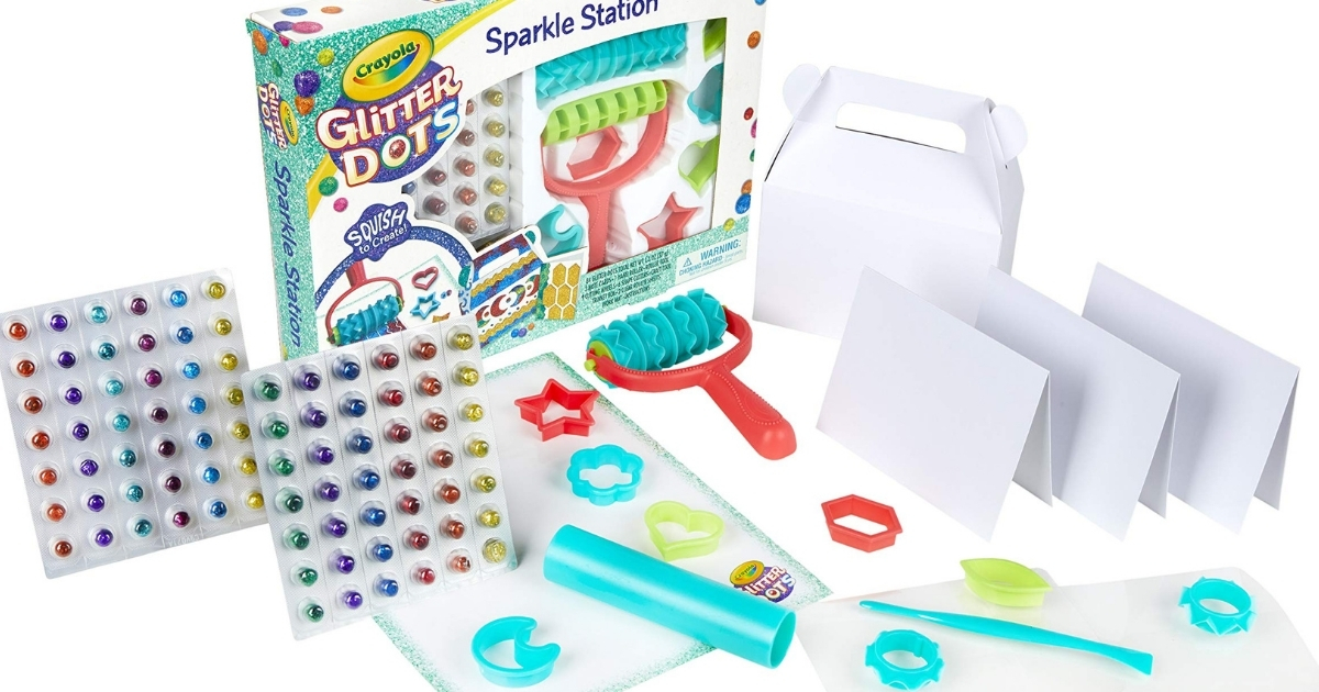 Crayola Glitter Dots Sparkle Station Craft Kit