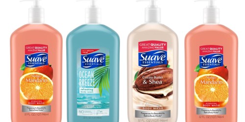 FOUR Suave Body Wash 32oz Bottles Just $10.96 After Target Gift Card (Only $2.74 Each)