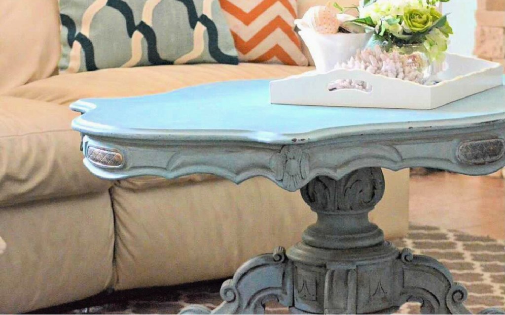 vintage painted coffee table furniture flip 