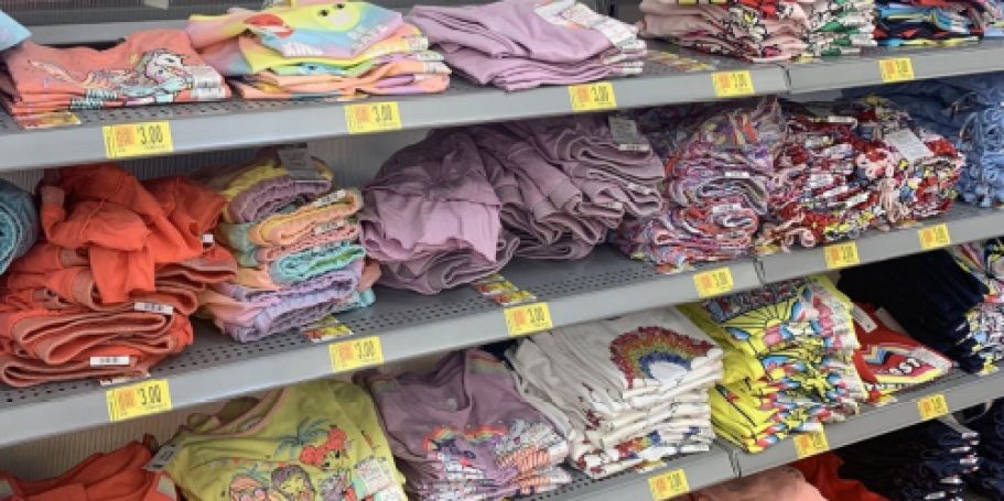 Walmart Kids Character Clothing from $3.45 | Disney, SpongeBob, Ms. Rachel, & More