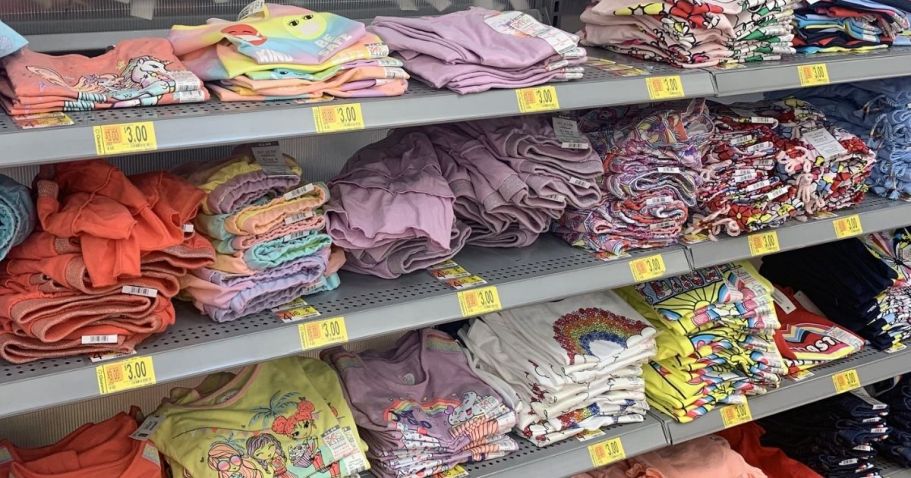 Walmart Kids Character Clothing from $3.45 | Disney, SpongeBob, Ms. Rachel, & More