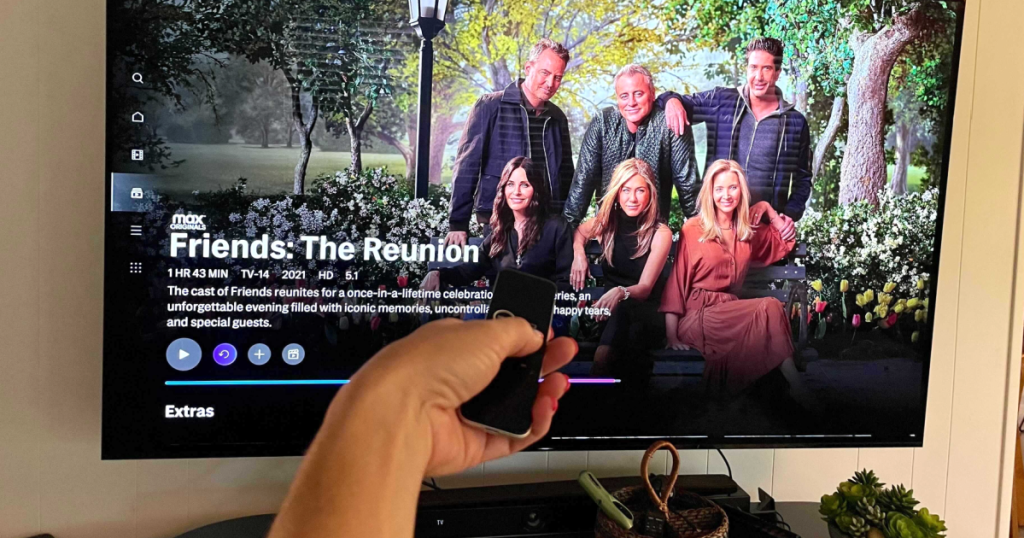 Watching Friends The Reunion on HBO Max 