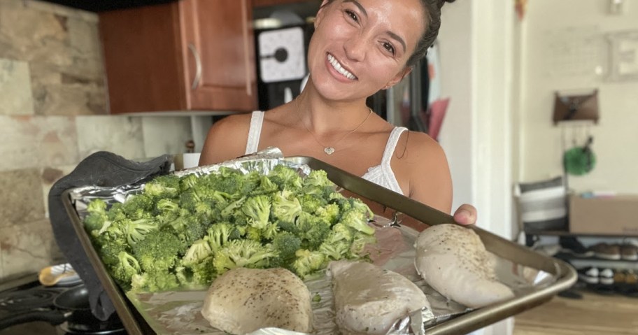 woman cooking home chef meal