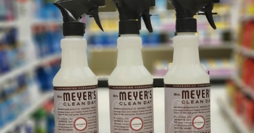 3-pack of Mrs. Meyer’s Clean Day Multi-Surface 16oz Spray Cleaners