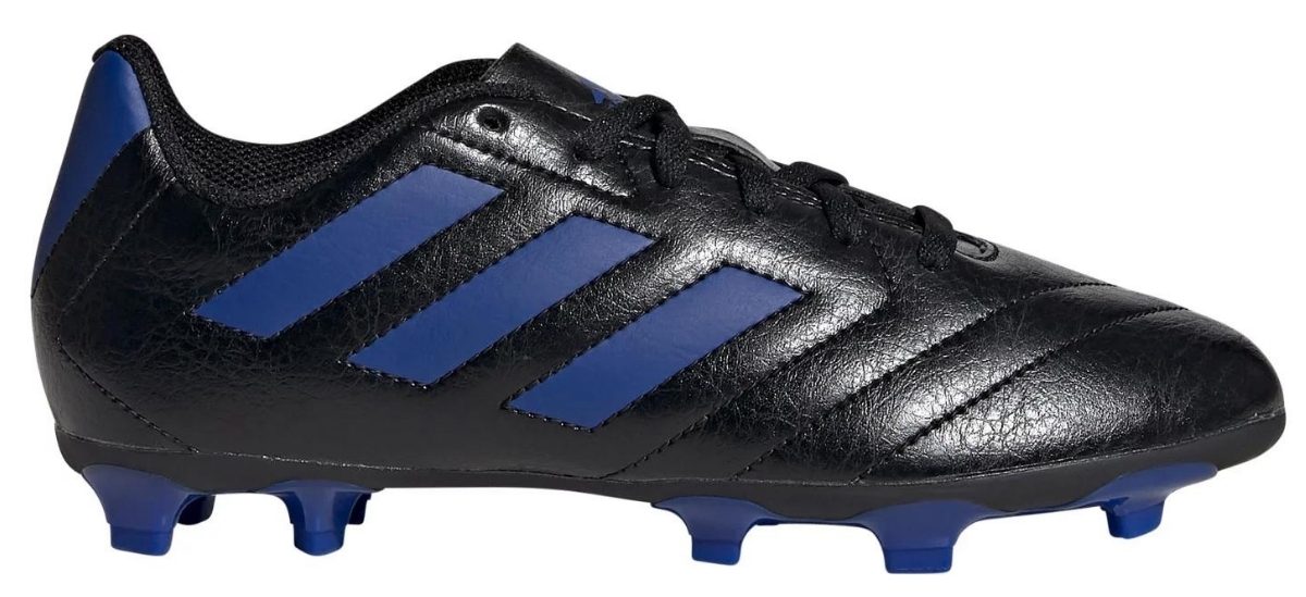 black and blue adidas goletto soccer cleats