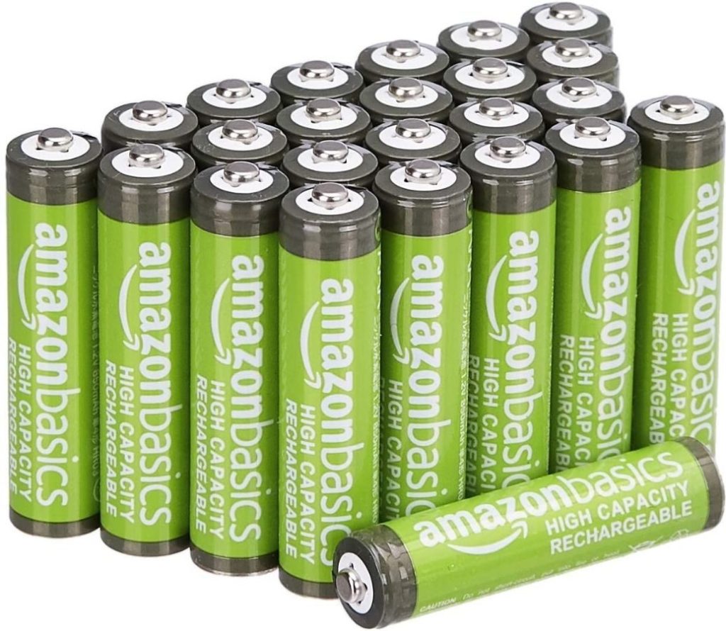 16 rechargeable Amazon basics batteries
