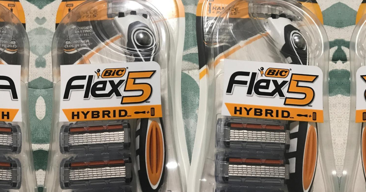 BIC Flex Hybrid Razor W 6 Cartridges Only 7 79 Shipped On Amazon   BIC Mens Razors 