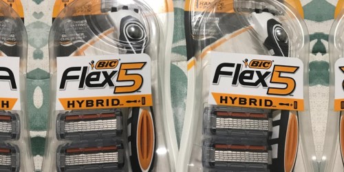 BIC Flex Hybrid Razor w/ 6 Cartridges Only $7.79 Shipped on Amazon (Regularly $12)