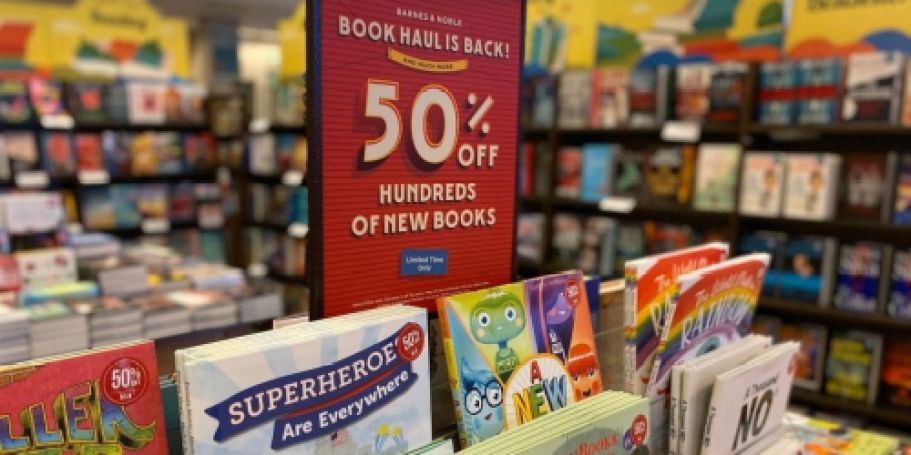 Score 50% Off Barnes & Noble Hardcover Books