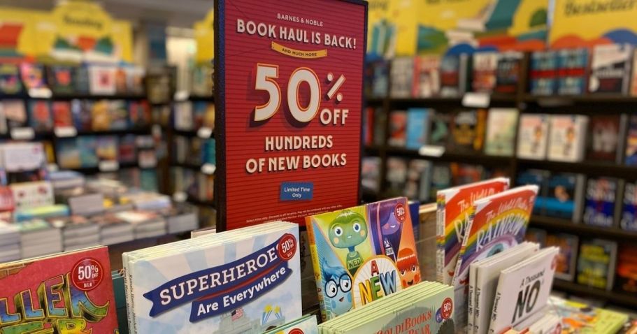Score 50% Off Barnes & Noble Hardcover Books